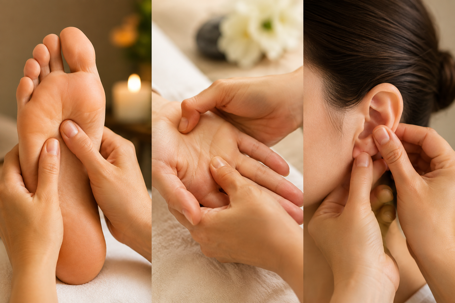 Reflexologia (Pés, Mãos e Orelhas)